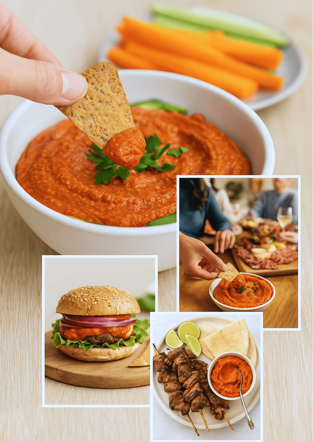 Debbie's Red Pepper Dip - Versatile2 Debbie's Red Pepper Dip - yummy and versatile!